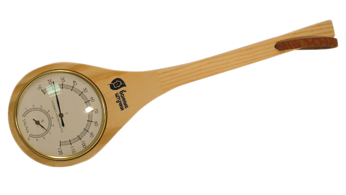 Термометр с гигрометром Банная станция "Черпак"