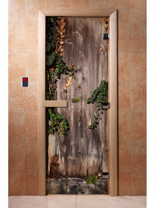 Дверь с фотопечатью "Фактура дерева"