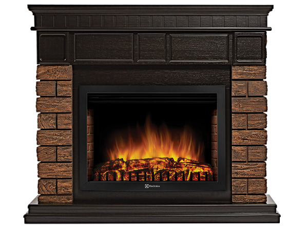 Электрокамин Bricks Wood с EFP/P 2520LS