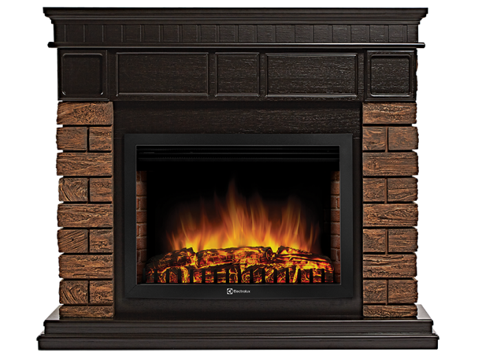 Электрокамин Bricks Wood с EFP/P 2520LS