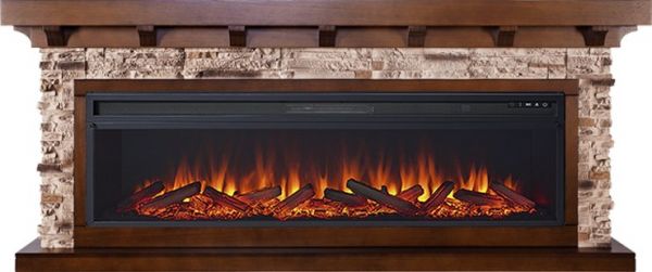 Электрокамин Chalet 60 с Vision 60 LED LOG