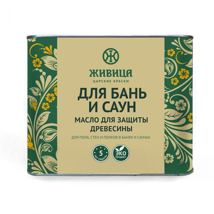 Масло по дереву для бани и сауны «Баня» - 2л