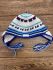 Шапка для бани вязаная Василек