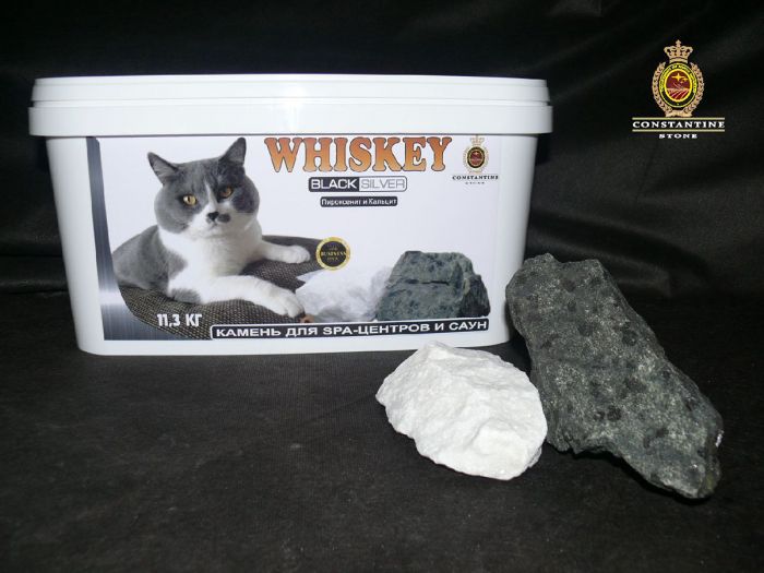 WHISKEY BLACK & SILVER Пироксенит и кальцит